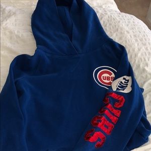 a pink victoria secret sweater